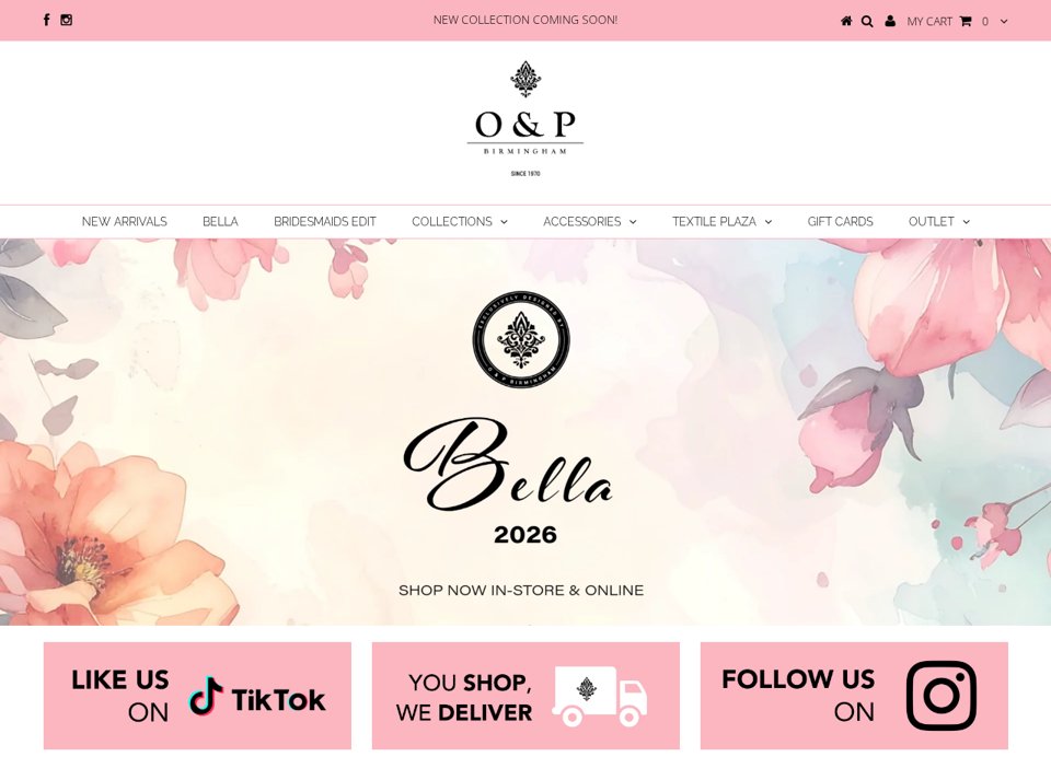 O & P Birmingham storefront